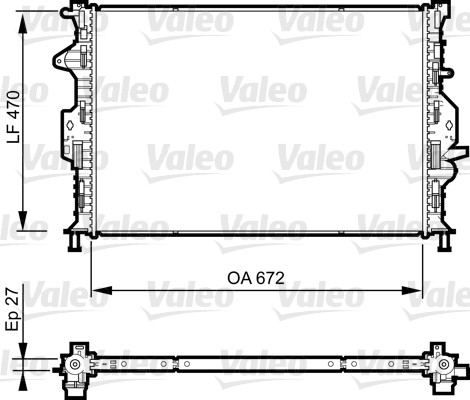 CHŁODNICA FORD MONDEO/VOLVO S60/S80 07-