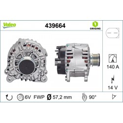 ALTERNATOR VOLKSWAGEN GOLF...