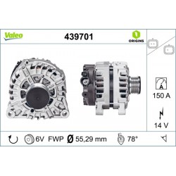 ALTERNATOR CITROEN C4/C5...