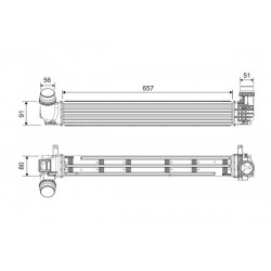 INTERCOOLER RENAULT MEGANE 1,5