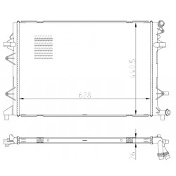 CHŁODNICA VW CADDY 2.0D 15-