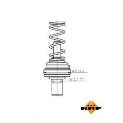 TERMOSTAT VW TOURAN 10-