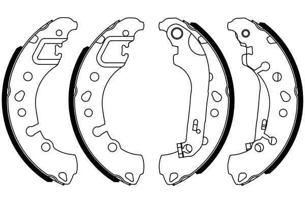 SZCZĘKI HAMULCOWE FORD FIESTA 1,0-1,1/1,5 TDCI 17-