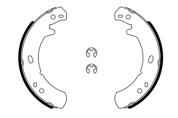 SZCZĘKI HAMULCOWE RĘCZNEGO LAND ROVER DEFENDER/DISCOVERY/RANGE ROVER 2,0-4,6 4X4 89-16