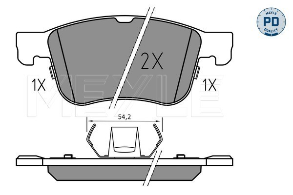 KLOCKI HAMULCOWE FORD PRZÓD FOCUS 1,0-2,0 18-