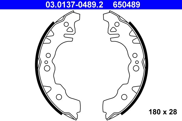 SZCZĘKI HAMULCOWE SUBARU JUSTY 1,0-1,3 07-11/DAIHATSU SIRION 05-/MATERIA/CUORE