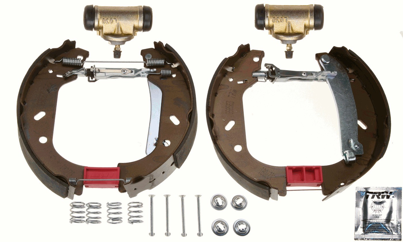 ZESTAW SZCZĘK HAMULCOWY FIAT SCUDO/ULYSSE 94-06 KOMPLET Z CYLINDERKAMI
