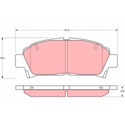 KLOCKI HAMULCOWE TOYOTA...