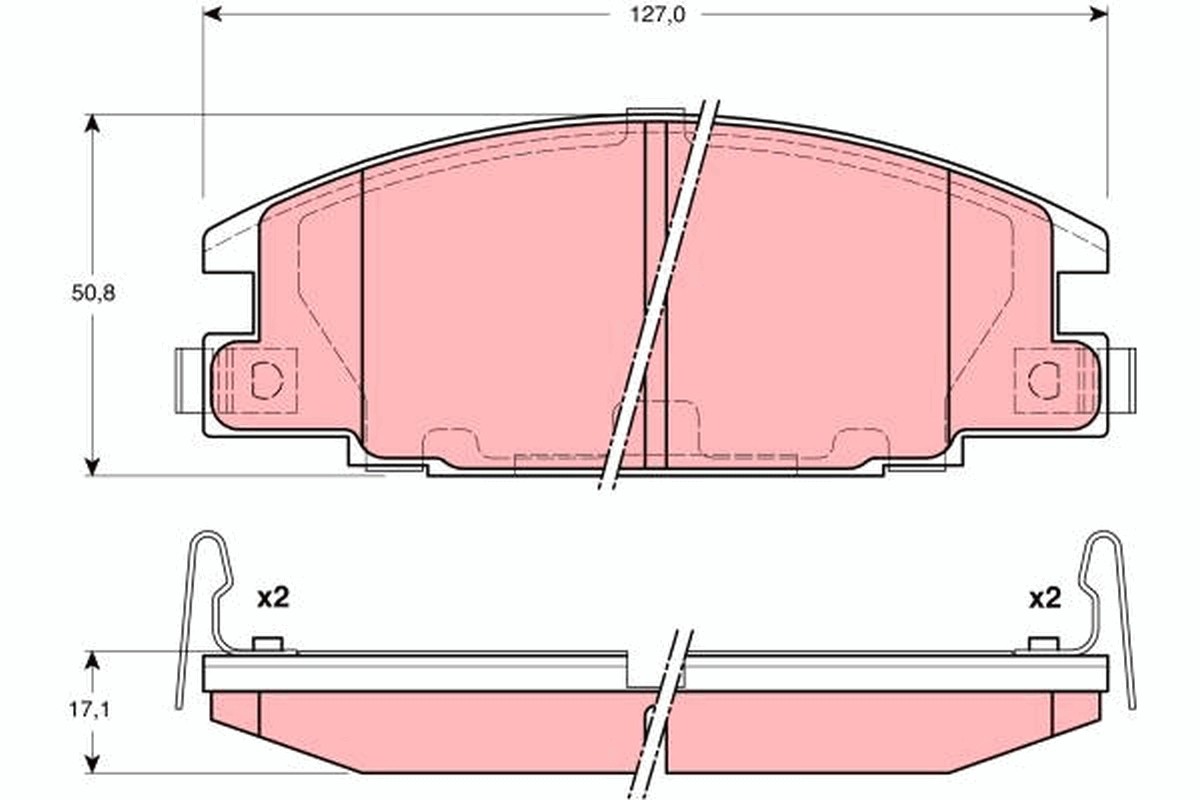 KLOCKI HAMULCOWE OPEL PRZÓD FRONTERA/ISUZU