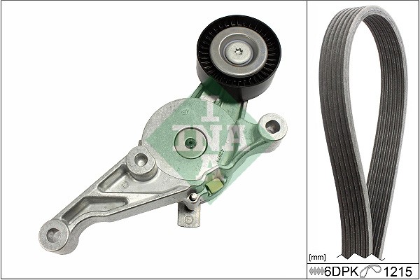 ZESTAW PASKA WIELOROWKOWY VW 1,9TDI/2,0SDI CADDY III