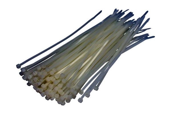 OPASKA PLASTIKOWA 4X200 (1 OPAK. 100 SZT) BIAŁA