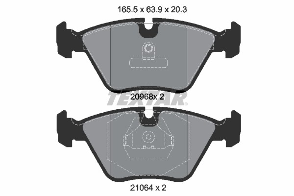 KLOCKI HAMULCOWE BMW PRZÓD E32/E34