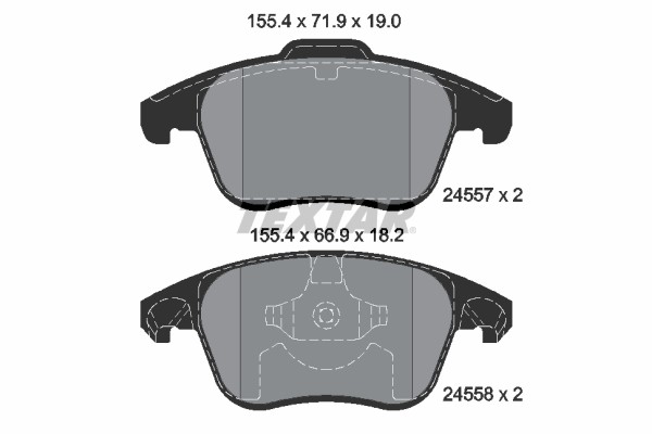 KLOCKI HAMULCOWE CITROEN PRZÓD C4/DS4/DS5 1,2-2,0 06-21