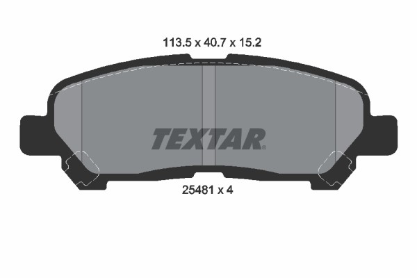 KLOCKI HAMULCOWE TOYOTA TYŁ HIGHLANDER 2,7-3,5 07-14
