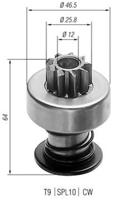 BENDIX ROZRUSZNIKA BMW 2,0-2,5 81- (Z 9)