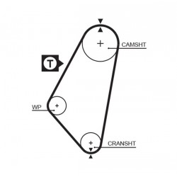 PASEK ROZRZĄDU OPEL 1,4-1,6