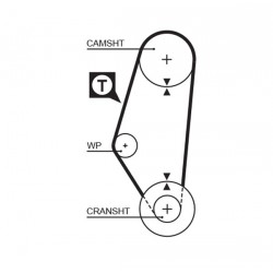 PASEK ROZRZĄDU VW 1,0-1,3