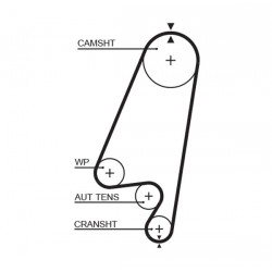 PASEK ROZRZĄDU OPEL 1,8-2,0