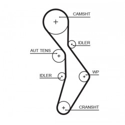 PASEK ROZRZĄDU VW 2.0TFSI