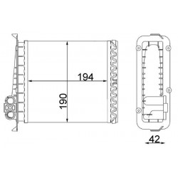 NAGRZEWNICA VOLVO C70/S70 98-
