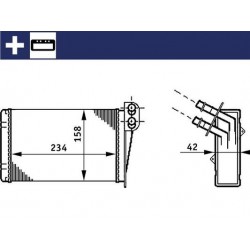 NAGRZEWNICA RENAULT CLIO 98-