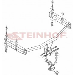 HAK HOLOWNICZY AUDI A4 (4D...