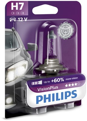 ŻARÓWKA H7 12V/55W PX26D 60 VISIONPLUS 1SZT.