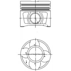 TŁOK VW 2,0TDI 81,01  STD