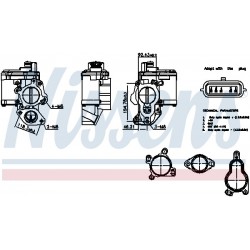 ZAWÓR EGR NISSAN 2,0DCI
