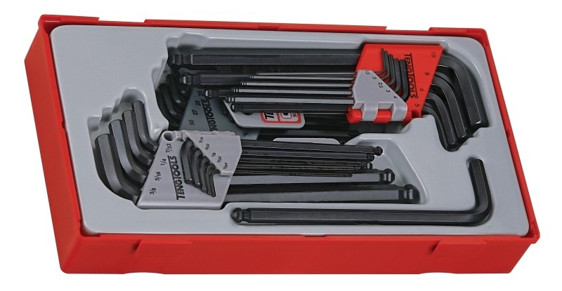 ZESTAW KLUCZY TRZPIENIOWYCH SZEŚCIOKĄTNYCH/TX TENG TOOLS TTHT28
