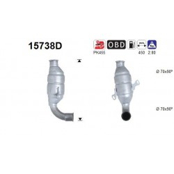 KATALIZATOR CITROEN C2 C3...