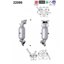 KATALIZATOR HONDA CIVIC EURO 4