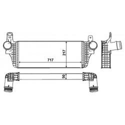 INTERCOOLER VW T5 03- 2.0...