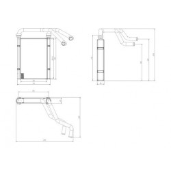 NAGRZEWNICA TYOTA YARIS 2000-