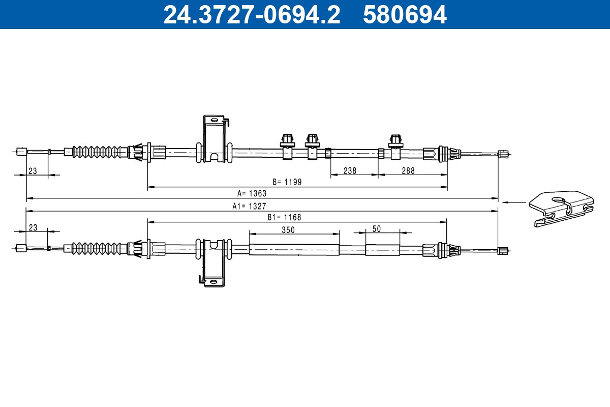 LINKA HAM. RECZ. FORD T. B-MAX FIESTA 1,0-1,6 08- LE PR KPL.