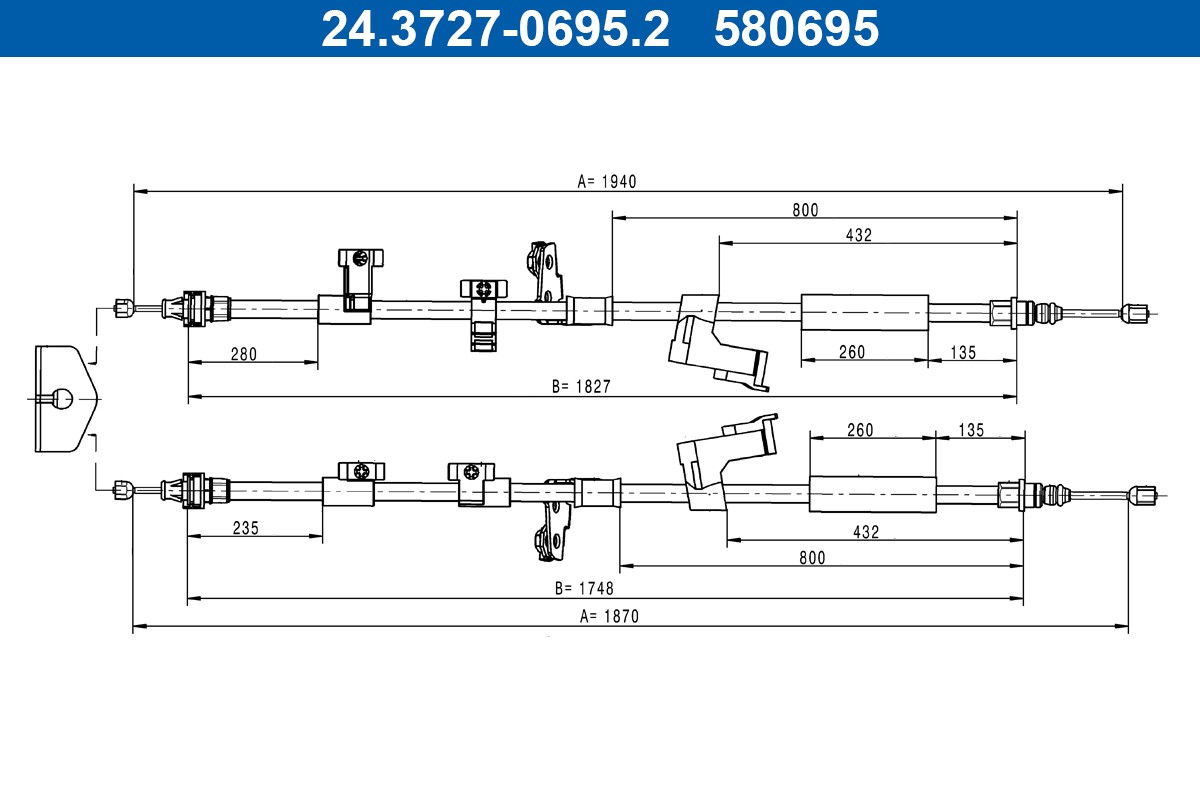 LINKA HAM. RECZ. FORD T. C-MAX FOCUS 1,0-2,3 11-20 LE PR KPL.