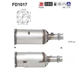FILTR CZASTEK STALYCH DPF...