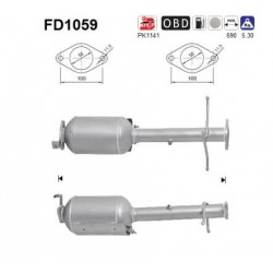 FILTR CZASTEK STALYCH DPF...