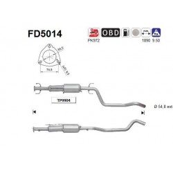 FILTR CZASTEK STALYCH DPF...