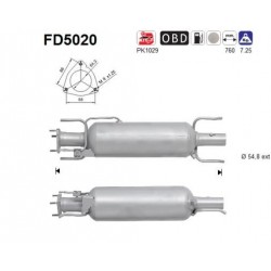 FILTR CZASTEK STALYCH DPF...