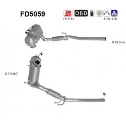 FILTR CZASTEK STALYCH DPF...