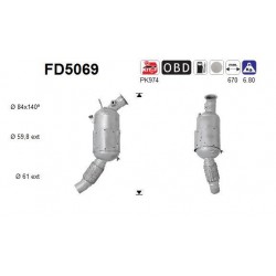 FILTR CZASTEK STALYCH DPF...