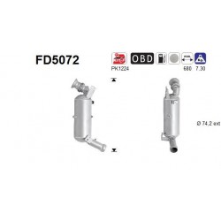 FILTR CZASTEK STALYCH DPF...