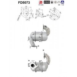 FILTR CZASTEK STALYCH DPF...