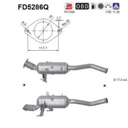FILTR CZASTEK STALYCH DPF...