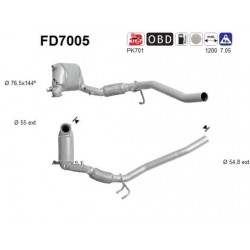 FILTR CZASTEK STALYCH DPF...