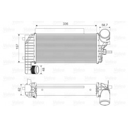 INTERCOOLER FORD FOCUS 1,6D