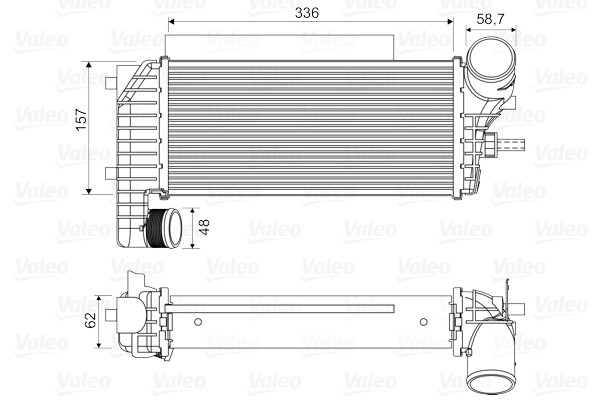 INTERCOOLER FORD FOCUS 1,6D