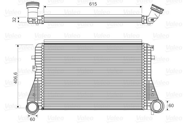 INTERCOOLER AUDI A3 TT 1,8TFSI 2,0TFSI 2,0TDI